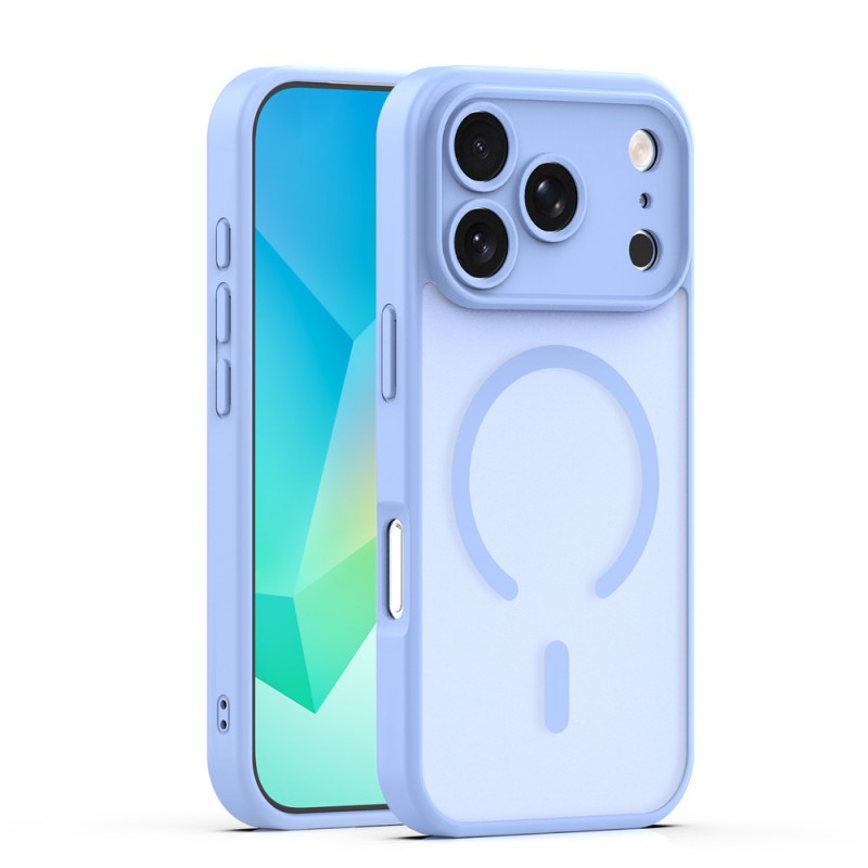 Кейс Mag Matt с отвори за камерите за iPhone 17 Pro Max (6.9) светлосин