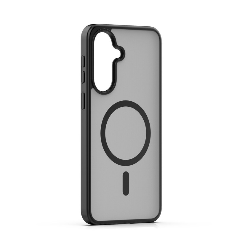 Кейс Mag Matt с цяла дупка за камерите за Samsung Galaxy A37 черен