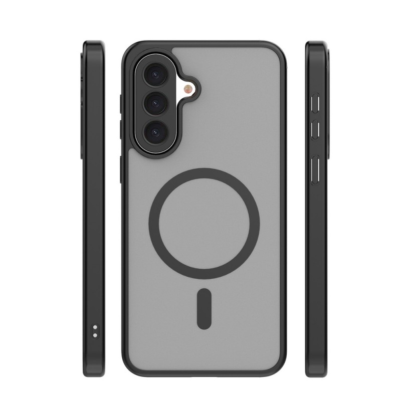 Кейс Mag Matt с цяла дупка за камерите за Samsung Galaxy A37 черен