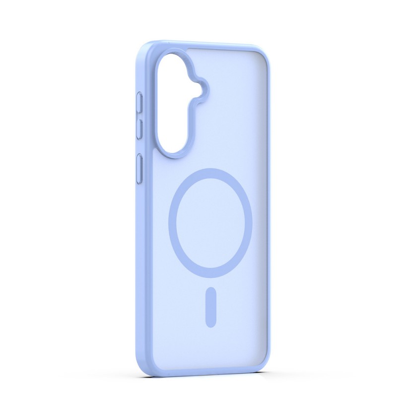 Кейс Mag Matt с цяла дупка за камерите за Samsung Galaxy A57 светлосин