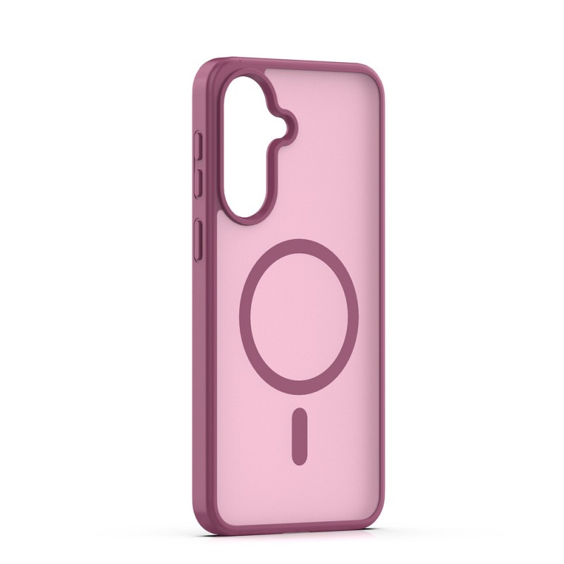 Кейс Mag Matt с цяла дупка за камерите за Samsung Galaxy A57 тъмнолилав