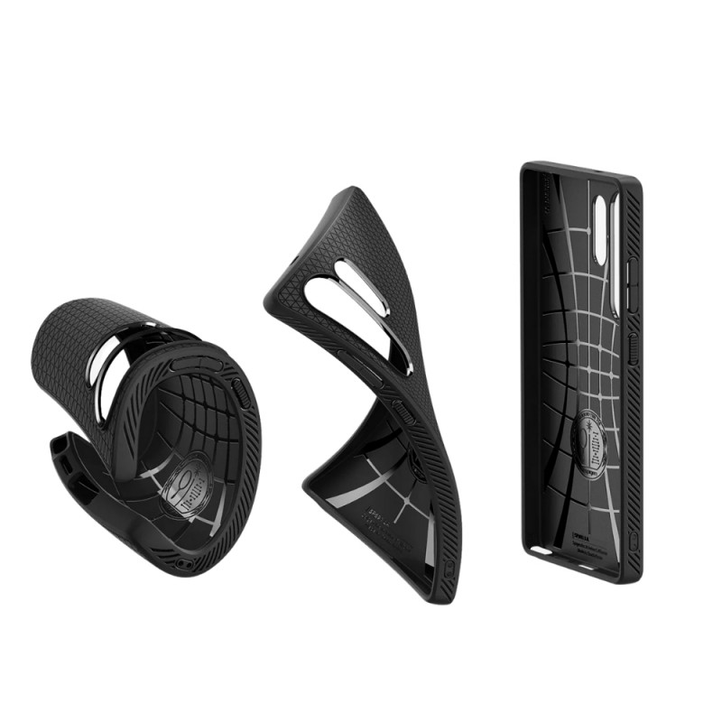 Кейс Spigen Liquid Air, За Samsung Galaxy S25 Ultra, Черен