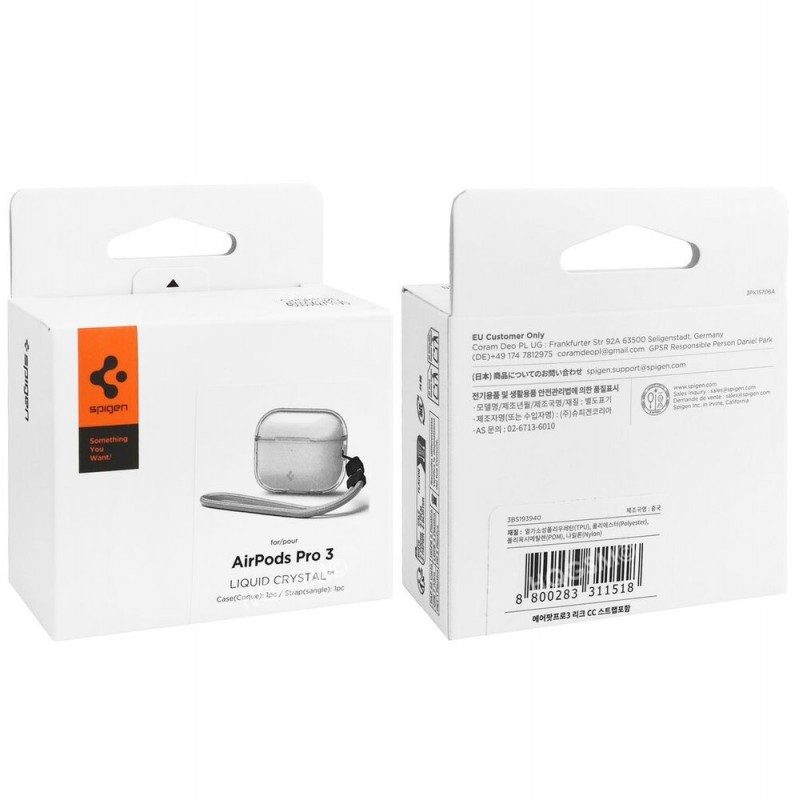 Кейс Spigen Liquid Crystal за AirPods Pro 3 прозрачен