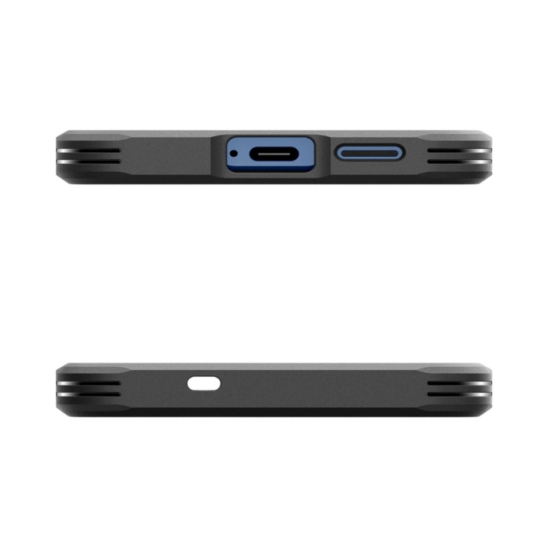 Кейс Spigen Tough Armor Magsafe, За Samsung Galaxy S25, Черен
