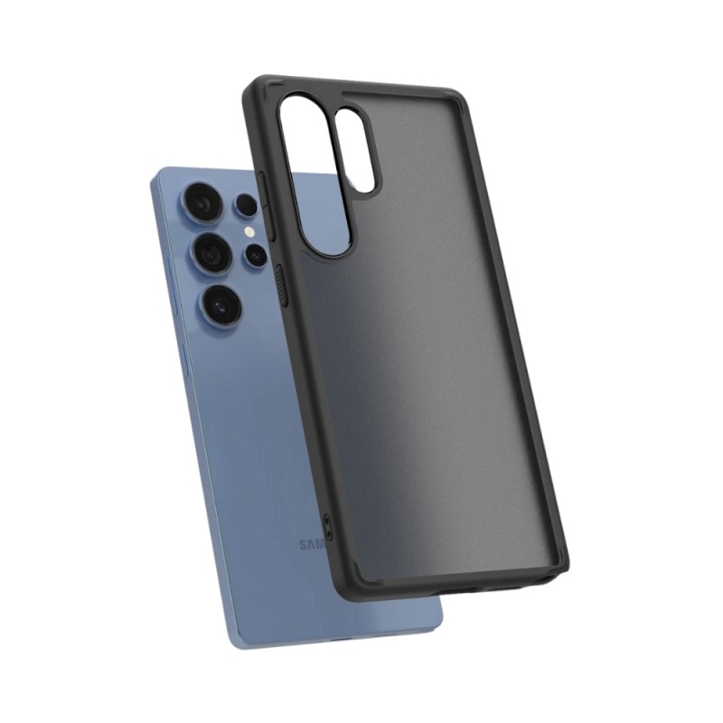 Кейс Spigen Ultra Hybrid, За Samsung Galaxy S25 Ultra, Черен