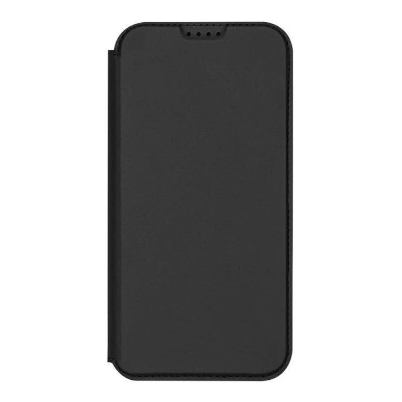 Кожен калъф тефтер Dux Ducis SKIN PRO, За iPhone 17 (6.3), Черен