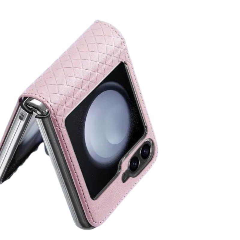 Кожен кейс Dux Ducis BRIL, За Samsung Galaxy Z Flip6, Розов