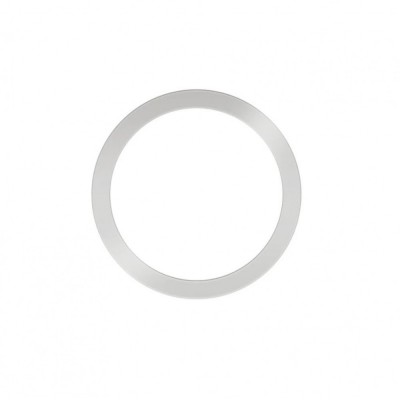 Кръгъл ринг-стикер bSmart Magnetic, съвместим с MagSafe аксесоари, Сребрист