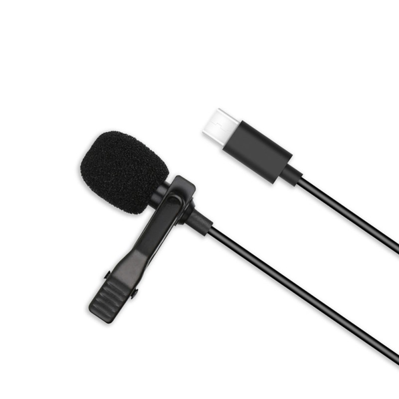 Микрофон Mini XO MKF02 Type C, Черен