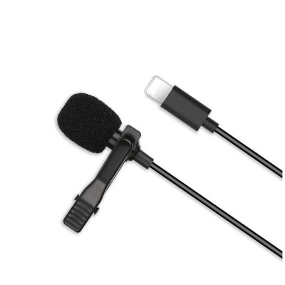 Микрофон Mini XO MKF03 Lightning, Черен