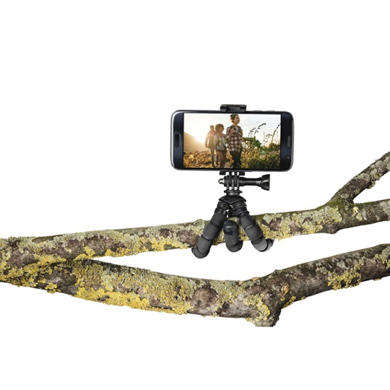 Мини статив/трипод HAMA за Смартфони и Фотоапарати, Черен