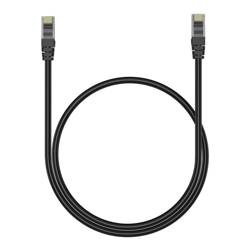 Мрежови лан кабел XO GB007 RJ45 CAT6, 1.0м, Черен
