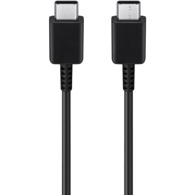 Оригинален кабел Samsung USB-C - USB-C, EP-DW767JBE, 25W, 1.8м, 3A, в плик, Черен