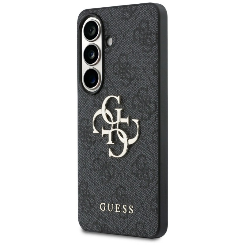 Оригинален кейс Guess 4G Big Metal Logo за Samsung Galaxy S26, черен