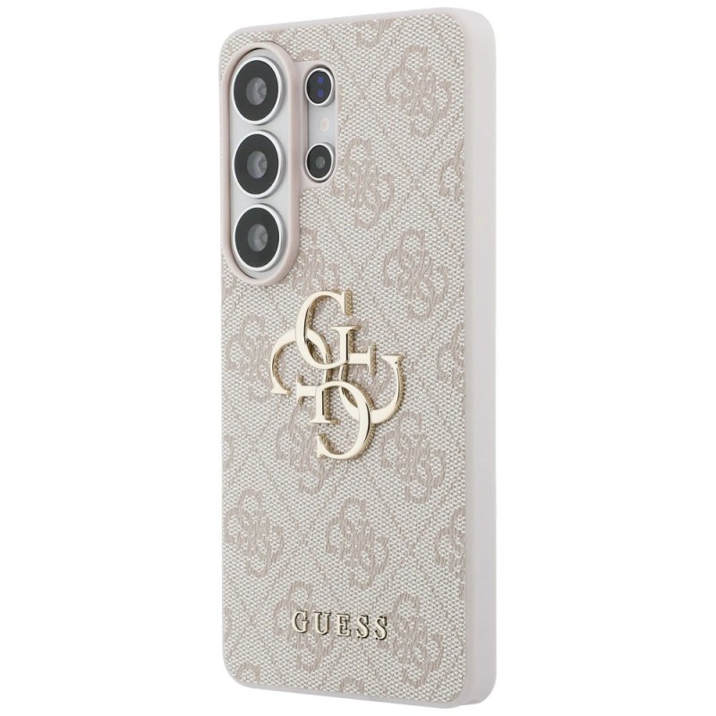 Оригинален кейс Guess 4G Big Metal Logo за Samsung Galaxy S26 Ultra, розов