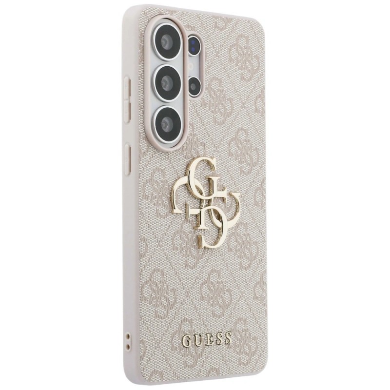 Оригинален кейс Guess 4G Big Metal Logo за Samsung Galaxy S26 Ultra, розов