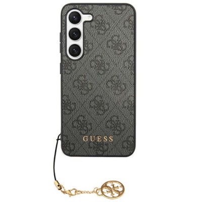 Оригинален кейс Guess 4G Charms Collection, За Samsung Galaxy S24 Ultra (S928B), Черен