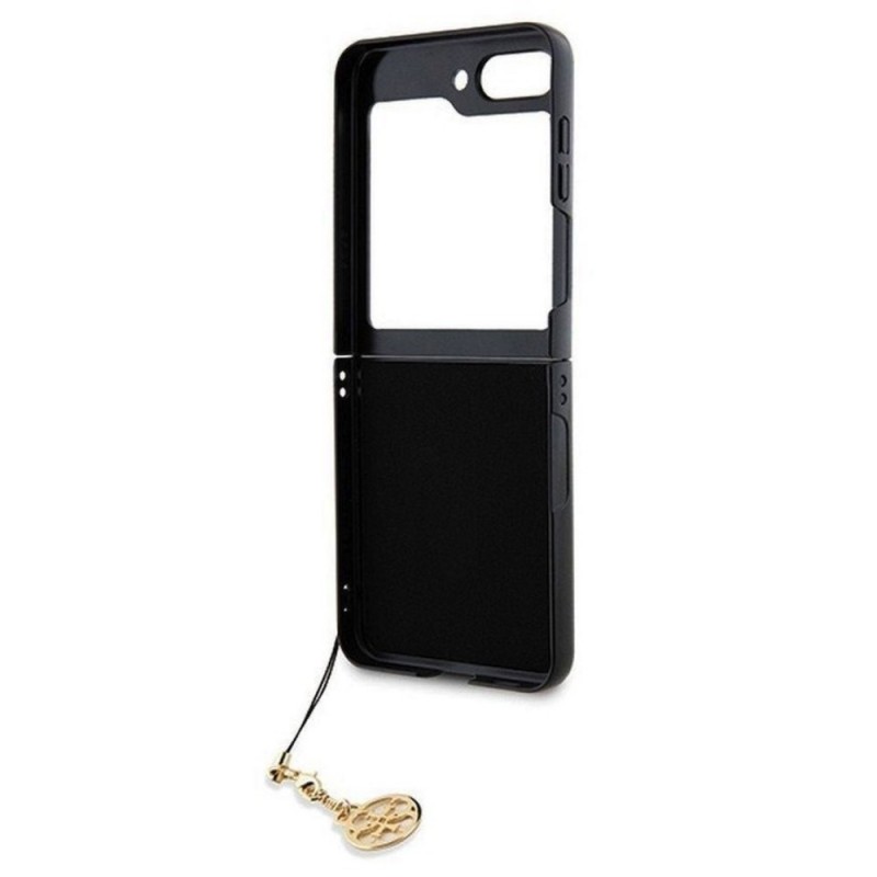 Оригинален кейс Guess 4G Charms Collection, За Samsung Galaxy Z Flip5 5G, Черен