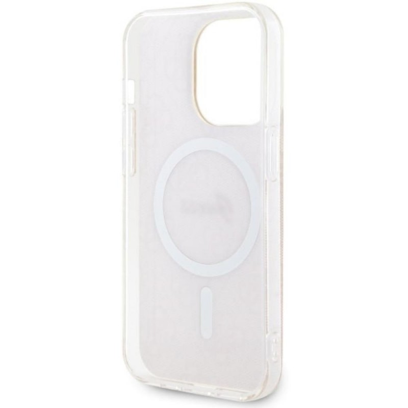 Оригинален кейс Guess 4G MagSafe, За iPhone 14 Pro (6.1), Розов