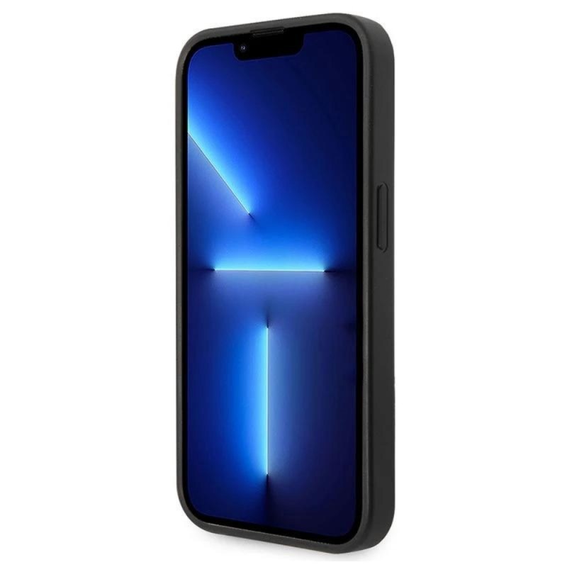 Оригинален кейс Guess 4G Metal Logo, За iPhone 15 Pro Max (6.7), Сив