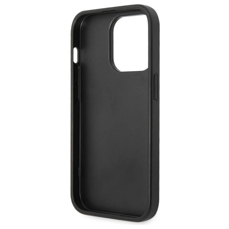 Оригинален кейс Guess 4G Metal Logo, За iPhone 15 Pro Max (6.7), Сив