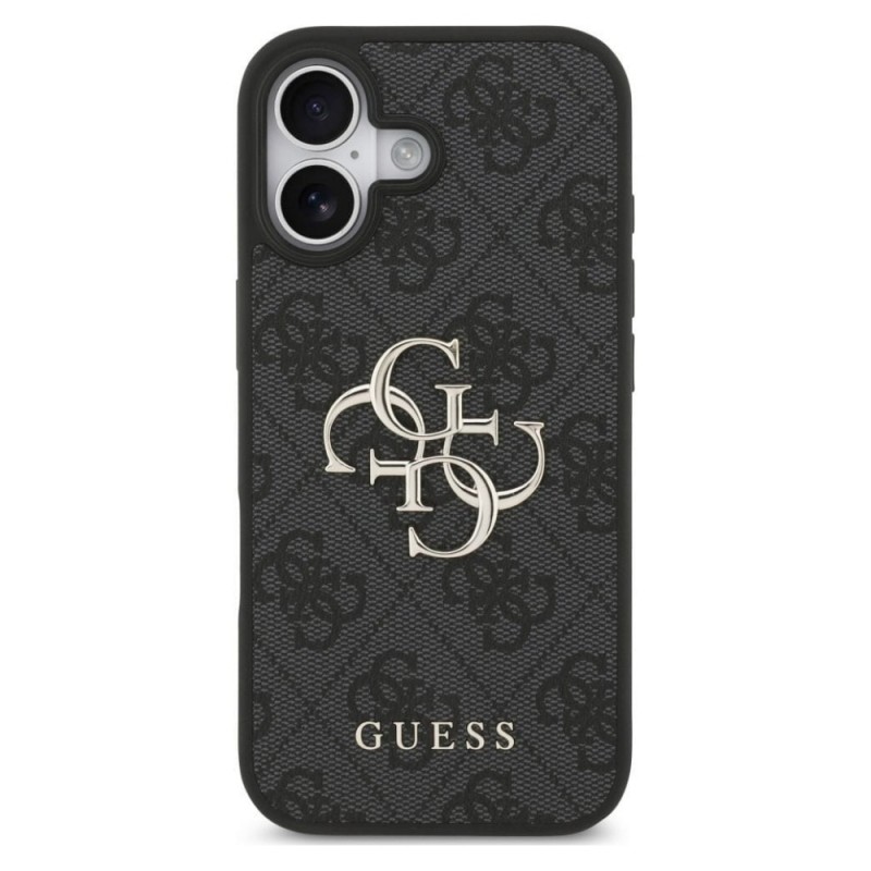 Оригинален кейс Guess Big 4G Logo Classic, За iPhone 17 (6.3), Черен