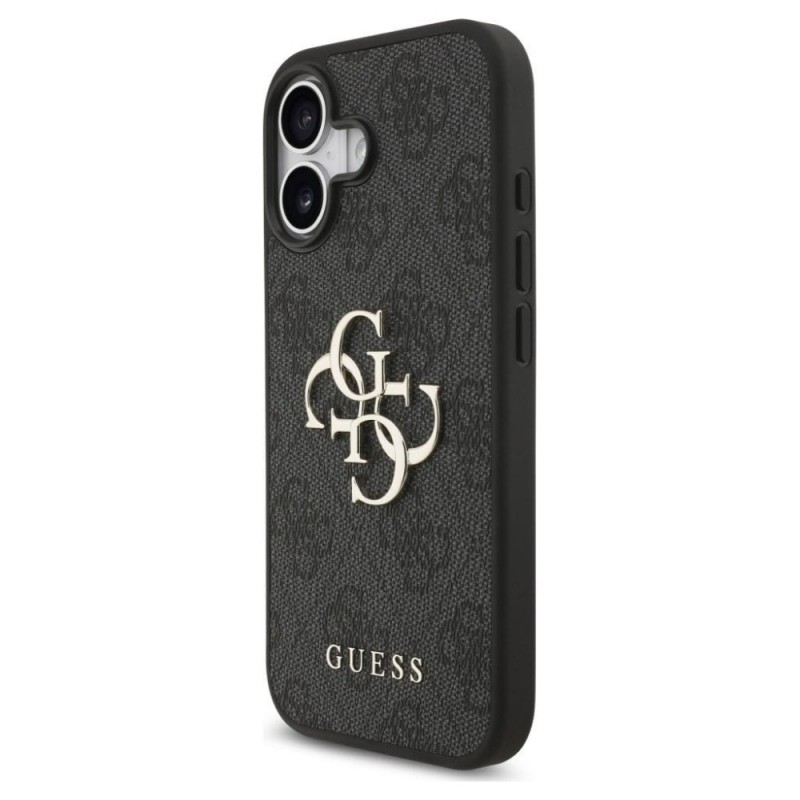 Оригинален кейс Guess Big 4G Logo Classic, За iPhone 17 (6.3), Черен