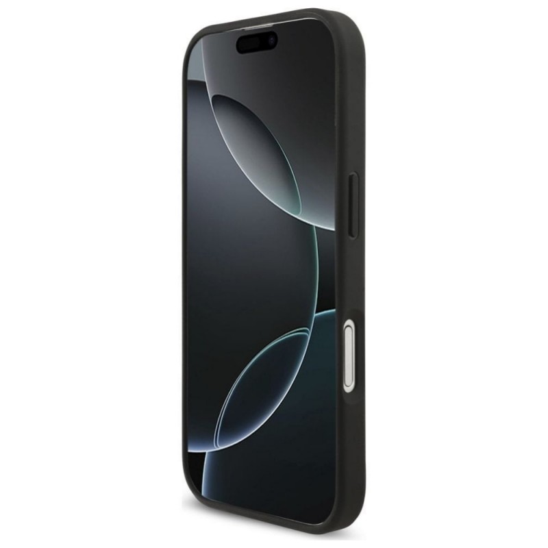 Оригинален кейс Guess Big 4G Logo Classic, За iPhone 17 (6.3), Черен