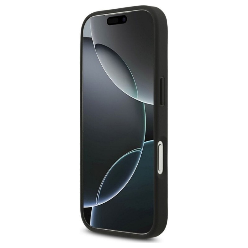 Оригинален кейс Guess Big 4G Logo Classic, За iPhone 17 Pro (6.3), Черен