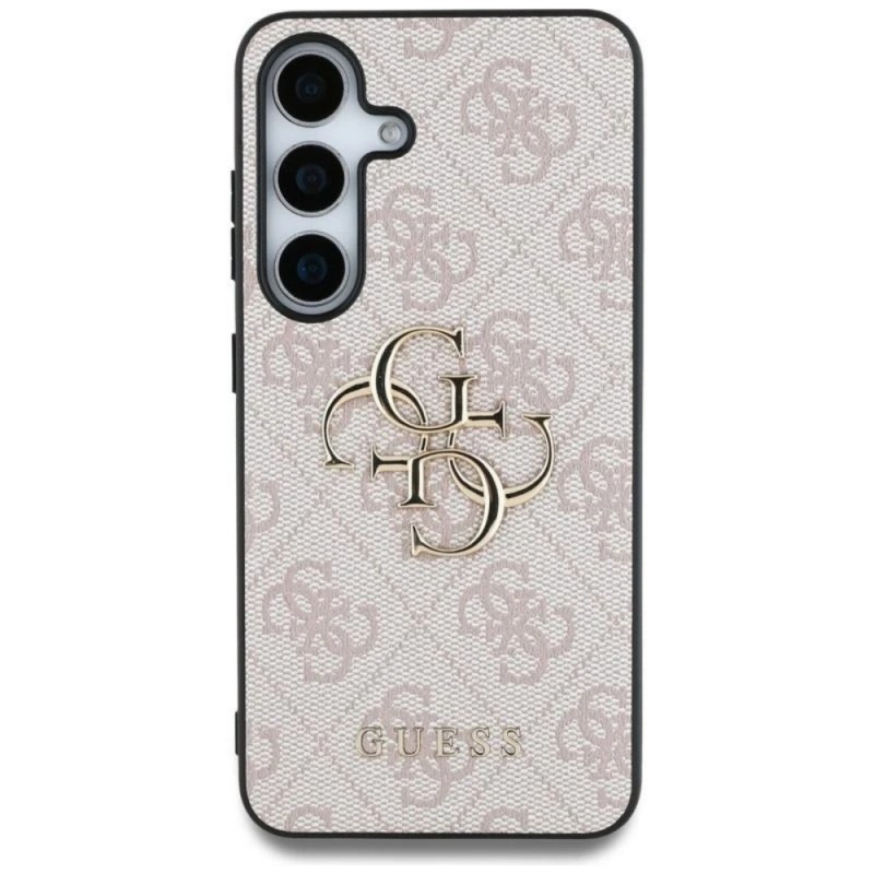 Оригинален кейс Guess Big 4G Logo Classic, За Samsung Galaxy S25, Розов