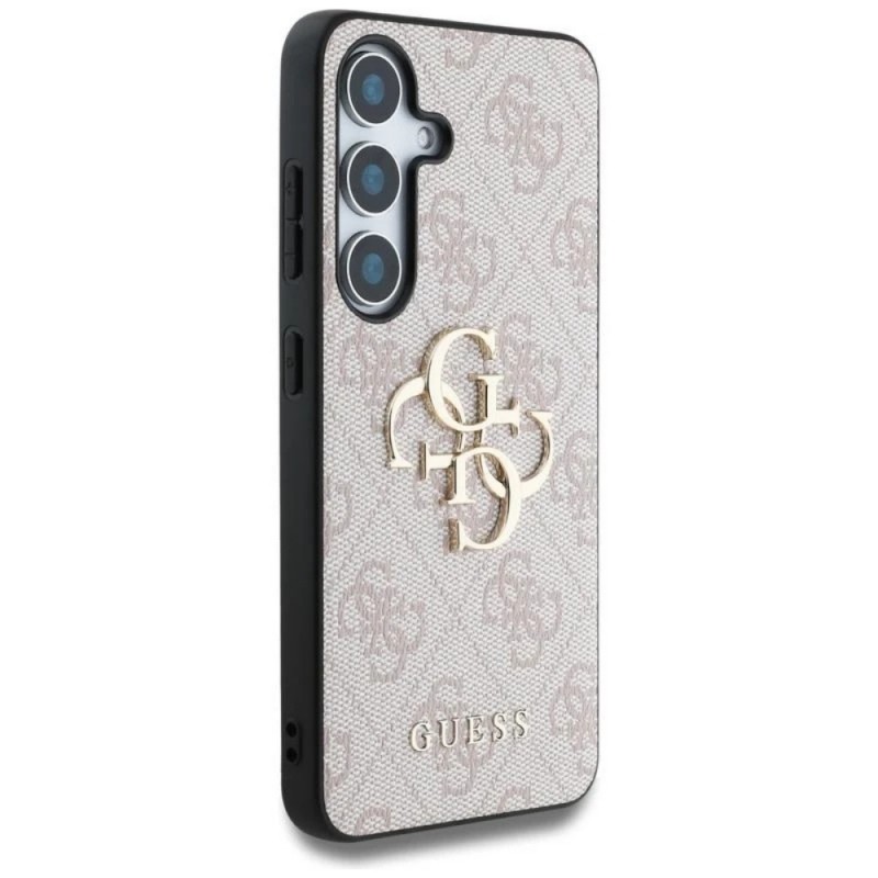 Оригинален кейс Guess Big 4G Logo Classic, За Samsung Galaxy S25, Розов