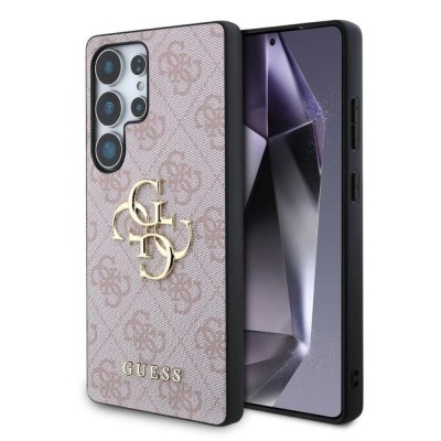 Оригинален кейс Guess Big 4G Logo Classic, За Samsung Galaxy S25 Ultra, Розов