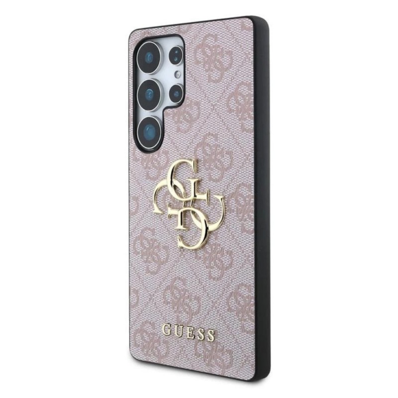 Оригинален кейс Guess Big 4G Logo Classic, За Samsung Galaxy S25 Ultra, Розов
