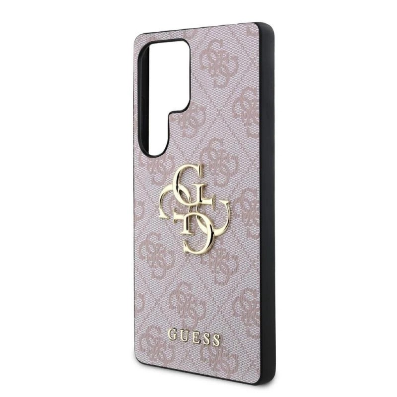 Оригинален кейс Guess Big 4G Logo Classic, За Samsung Galaxy S25 Ultra, Розов
