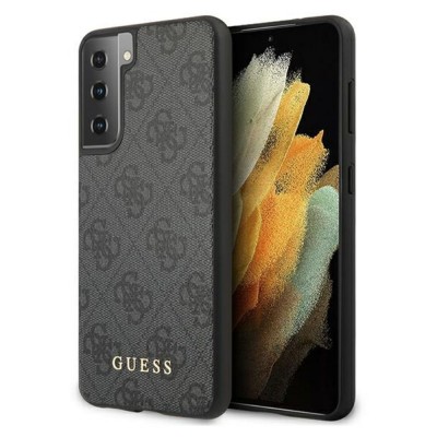 Оригинален кейс Guess Charms Collection, За Samsung Galaxy S21 Plus (G996B), Черен