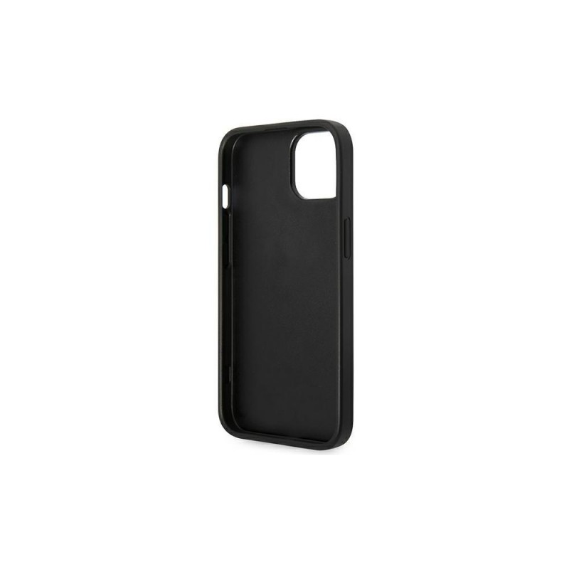 Оригинален кейс Guess Glitter Script, За iPhone 14 Pro (6.1), Черен