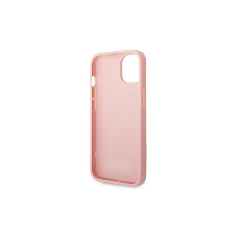 Оригинален кейс Guess Glitter Script, За iPhone 14 Pro Max (6.7), Розов