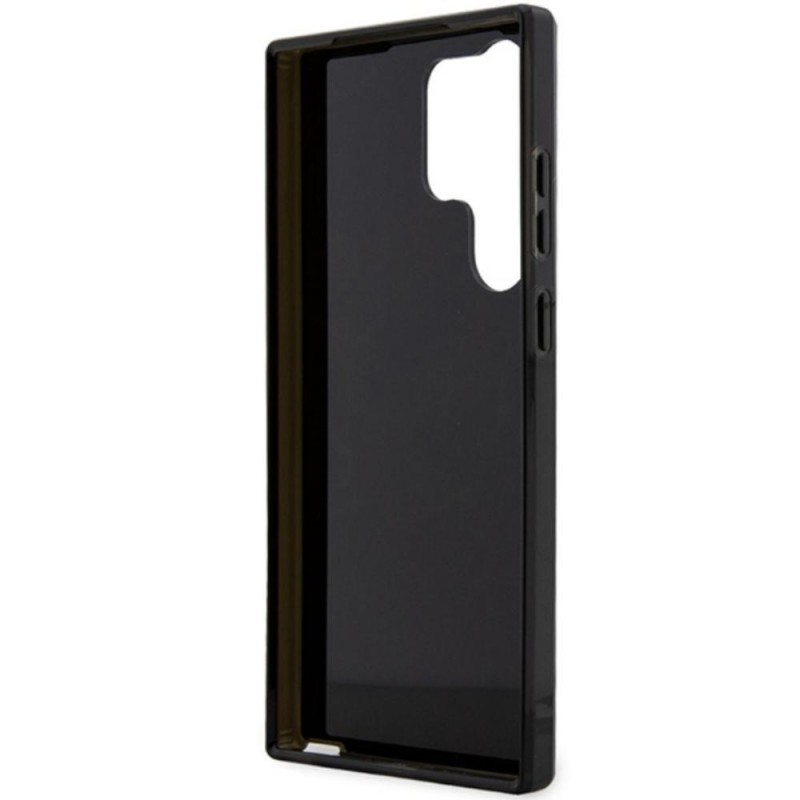 Оригинален кейс Guess Golden Marble Collection, За Samsung Galaxy S23 Ultra (S918B), Черен
