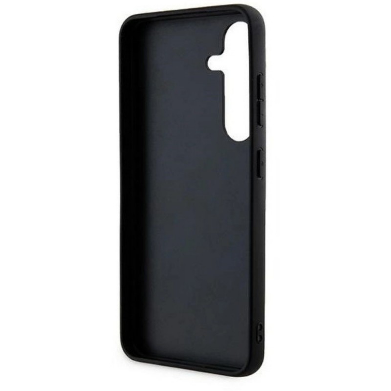 Оригинален кейс Guess HC 4G Metal Gold Logo, За Samsung Galaxy S24 (S921B), Черен