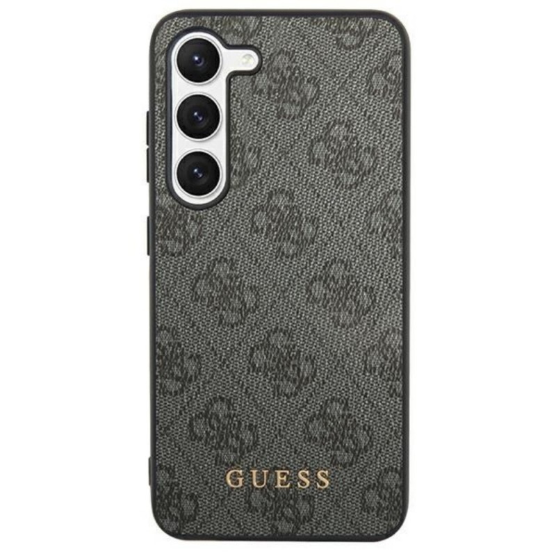 Оригинален кейс Guess HC 4G Metal Gold Logo, За Samsung Galaxy S24 Ultra (S928B), Черен