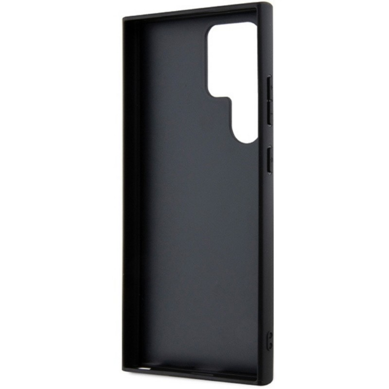 Оригинален кейс Guess HC PU 4G Triangle, За Samsung Galaxy S24 Ultra (S928B), Черен