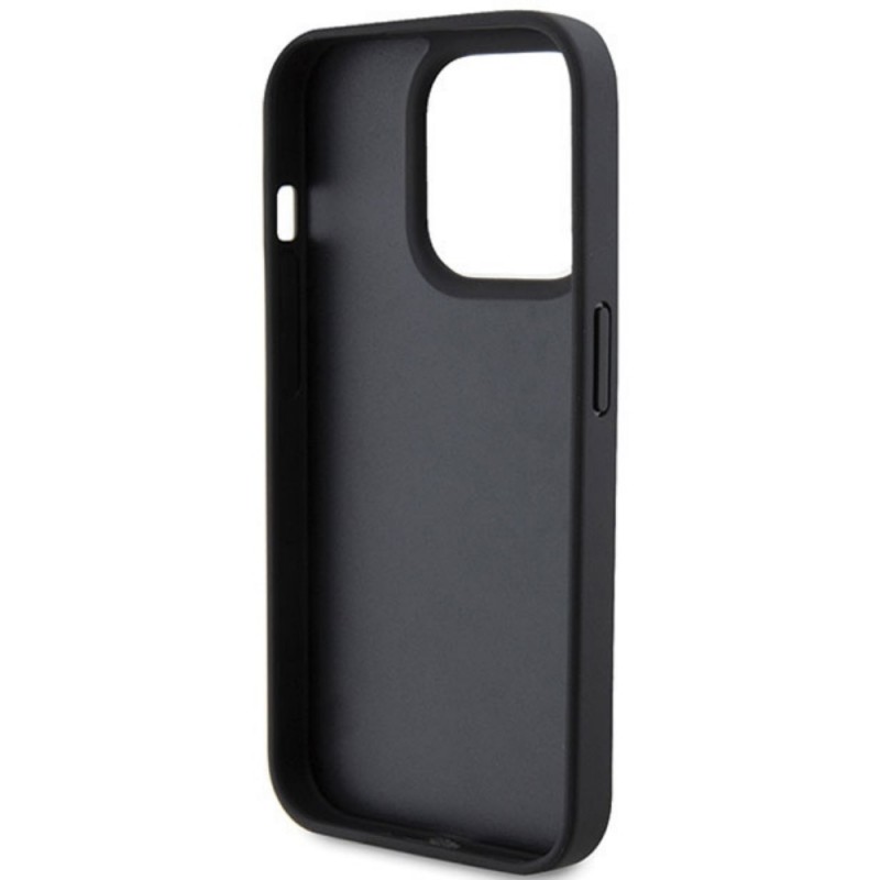 Оригинален кейс Guess HC PU Quilted 4G Classic, За iPhone 15 Pro Max (6.7), Черен