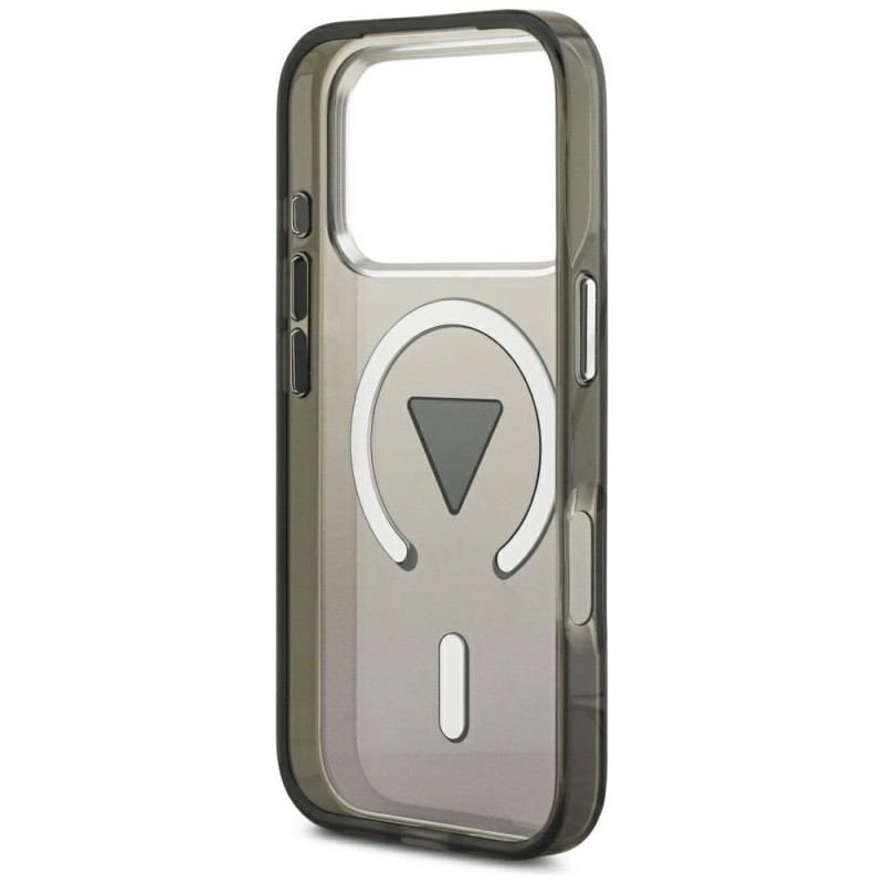 Оригинален кейс Guess IML Gradient Triangle Logo, За iPhone 17 Pro (6.3), Черен