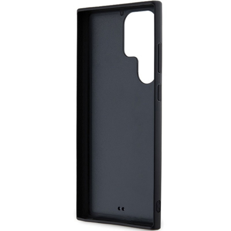 Оригинален кейс Karl Lagerfeld HC 3D Logo Glitter, За Samsung Galaxy S24 Ultra (S928B), Черен