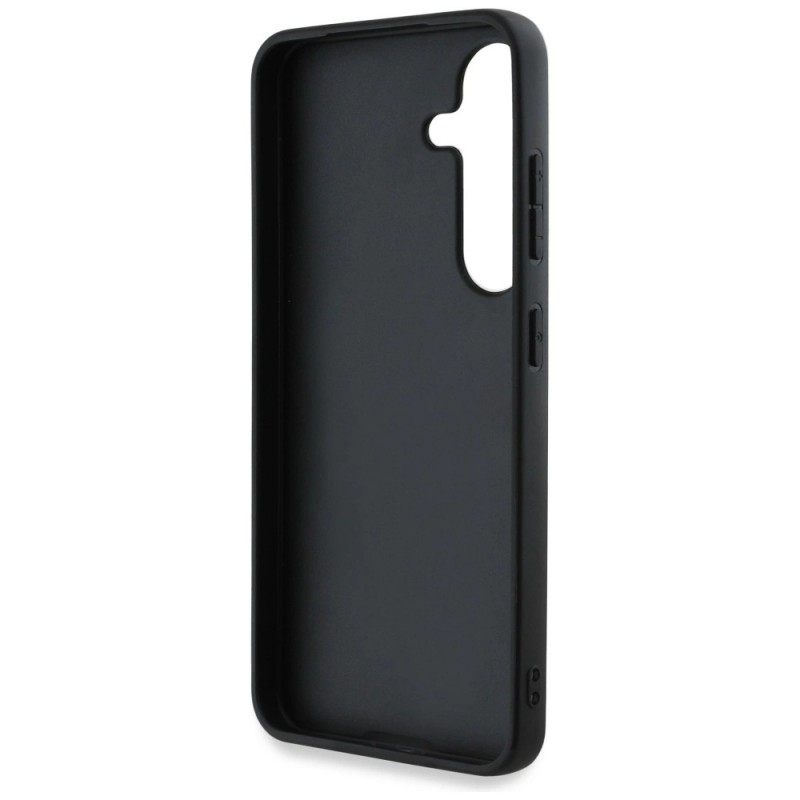 Оригинален кейс Karl Lagerfeld Monogram Pin Logo Karl Head, За Samsung Galaxy S25, Черен