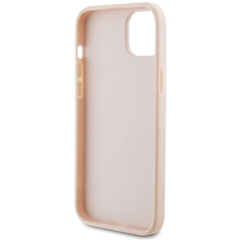 Оригинален кейс Karl Lagerfeld Quilted K Pattern, За iPhone 15 (6.1), Розов