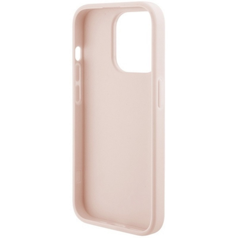 Оригинален кейс Karl Lagerfeld Quilted K Pattern, За iPhone 15 Pro (6.1), Розов