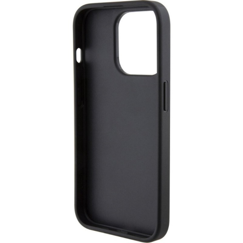 Оригинален кейс Karl Lagerfeld Quilted K Pattern, За iPhone 15 Pro Max (6.7), Черен