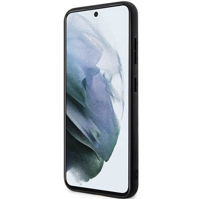 Оригинален кейс Karl Lagerfeld Saffiano Monogram Choupette, За Samsung Galaxy S23 Plus (S916B), Черен