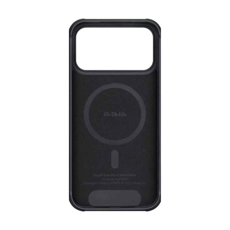 Оригинален кейс Pitaka Aramid ProGuard, За iPhone 17 Pro Max (6.9), Черен